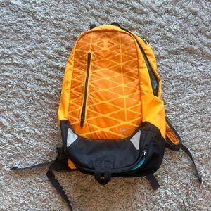 Nike hiking or running Backpack - Orange and Black